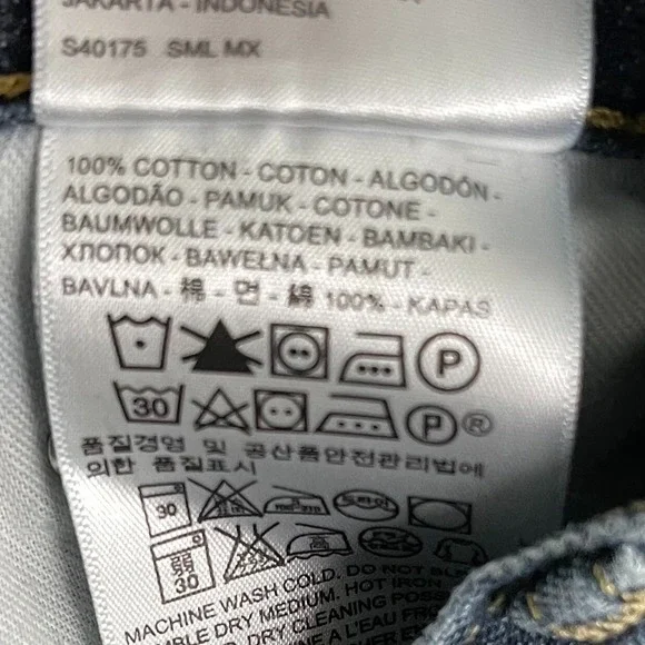 Levis Jeans Men 38x31 Blue Pants 559 Relaxed Straight Baggy Dark Denim Tag 38x32 - Picture 8 of 16